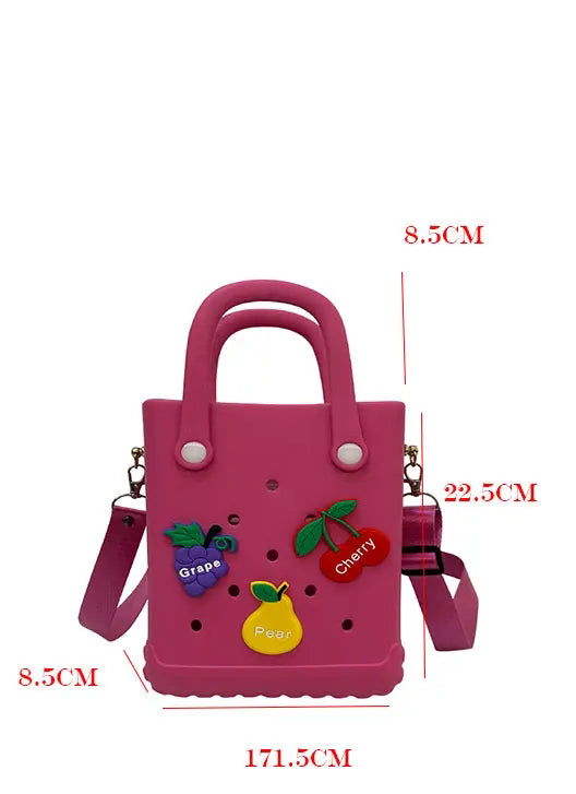 Beach Tote Silicone Basket with Sand Waterproof Travel Bag Sandproof Handbag Multi-Purpose Storage Bag for Boat Pool Sports Gyms Chez.shoptime