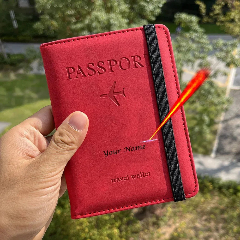 Protège Passeport Prénom Personnaliser Chez.shoptime