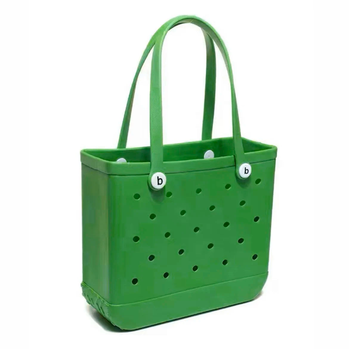 M/L/XL Beach Bag Fashion EVA Waterproof Rubber Picnic Storage Basket Travel Shopping Handbag Women Shoulder Solid Color Tote Bag Chez.shoptime
