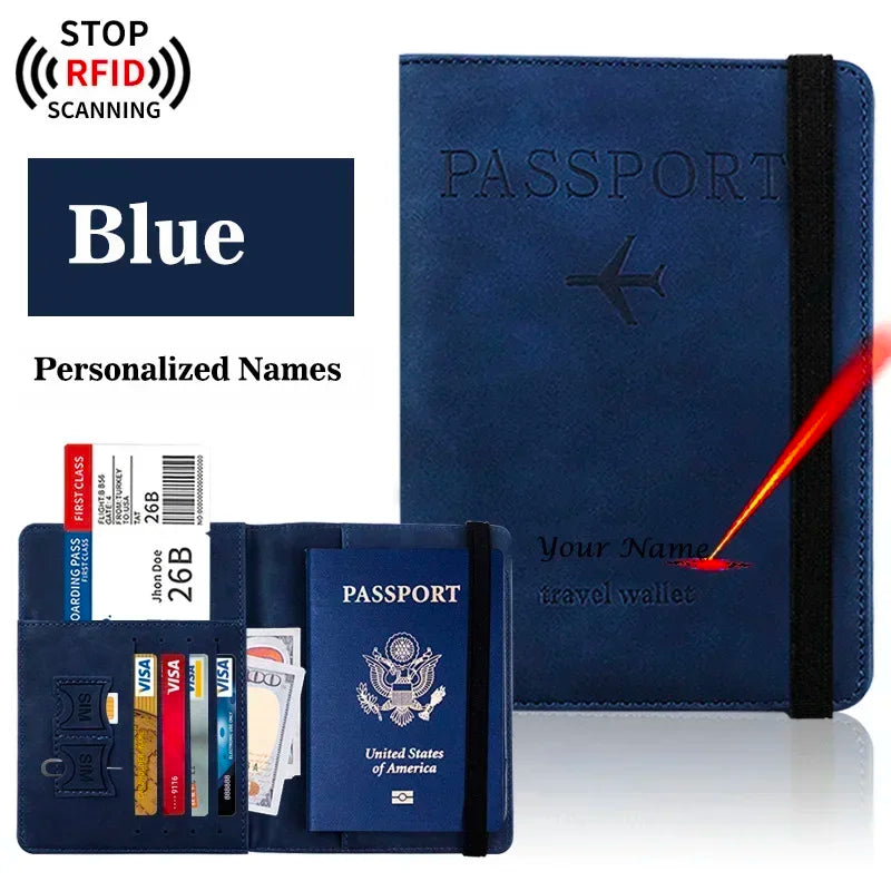 Protège Passeport Prénom Personnaliser Chez.shoptime