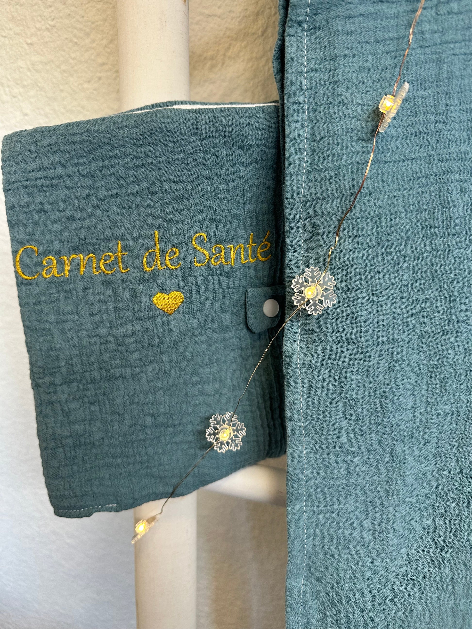 Couverture et Protection carnet de santé personnalisé Chez.shoptime