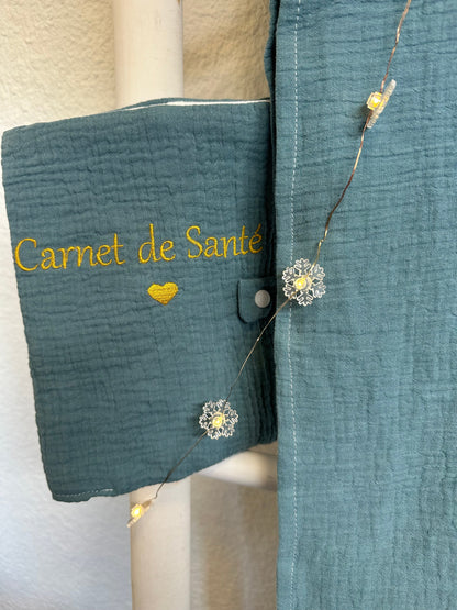 Couverture et Protection carnet de santé personnalisé Chez.shoptime