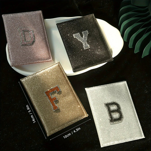 Porte Passeport Initiale "Brillant" Personnaliser Chez.shoptime