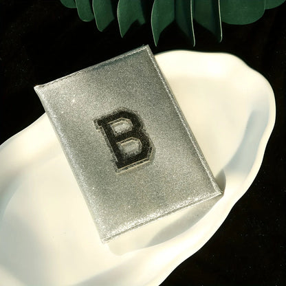 Porte Passeport Initiale "Brillant" Personnaliser Chez.shoptime
