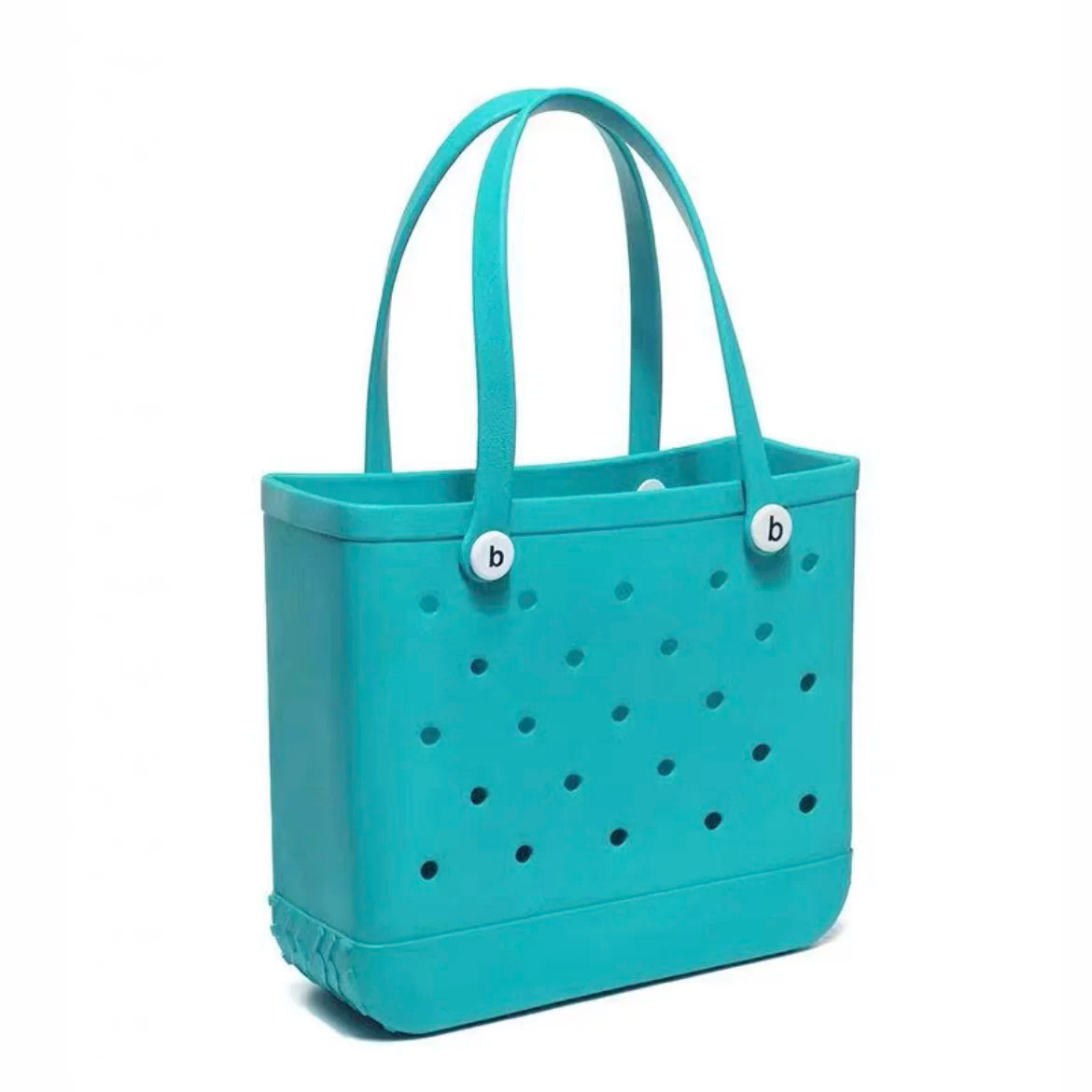 M/L/XL Beach Bag Fashion EVA Waterproof Rubber Picnic Storage Basket Travel Shopping Handbag Women Shoulder Solid Color Tote Bag Chez.shoptime