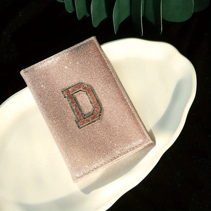 Porte Passeport Initiale "Brillant" Personnaliser Chez.shoptime